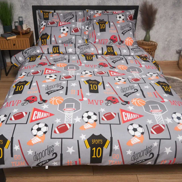 Фото - Комплект постельного белья Moon&Star Бязь Gold Люкс Champion’s Rest 160х220 нав. 2х50х70 (MS-820008911)