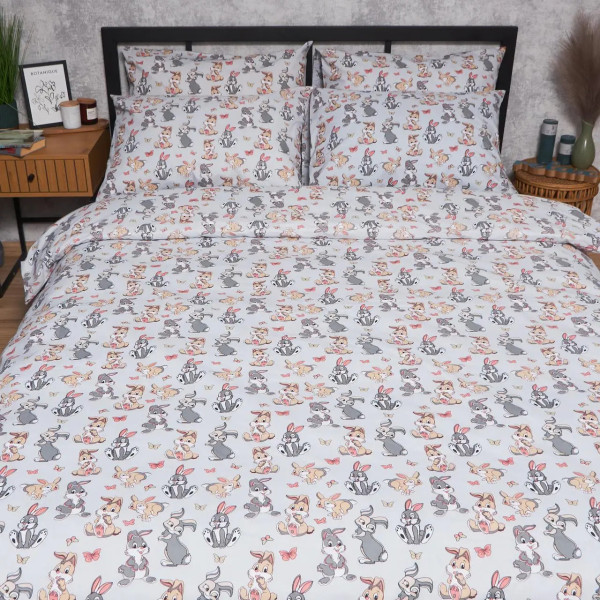 Фото - Комплект постельного белья Moon&Star Бязь Gold Люкс Bunny Dreams 150х220 см нав. 70х70 2 шт. (MS-880000050)