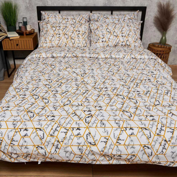 Фото - Комплект постельного белья Moon&Star Бязь Gold Люкс Modern Marble (MS-890000359)