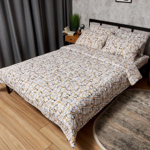 Фото - Комплект постельного белья Moon&Star Бязь Gold Люкс Modern Marble King Size 220x240 нав. 2х40х60 (MS-820009450) Фото - Комплект постельного белья Moon&Star Бязь Gold Люкс Modern Marble King Size 220x240 нав. 2х40х60 (MS-820009450)