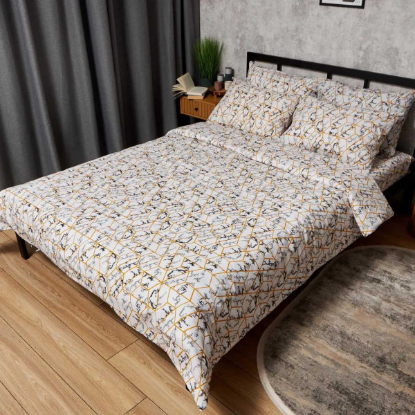 Фото - Комплект постельного белья Moon&Star Бязь Gold Люкс Modern Marble (MS-890000357)