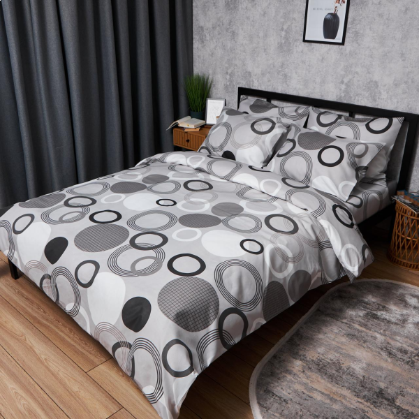 Фото - Комплект постельного белья Moon&Star Микросатин Premium Orbit Elegance 150х220 нав. 50х70 см 2 шт. (MS-880000589)