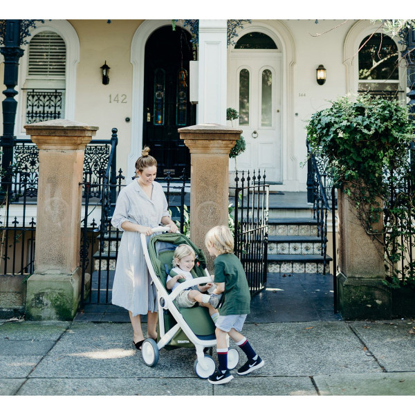 Фото - Коляска прогулочная Greentom Classic Sage-White