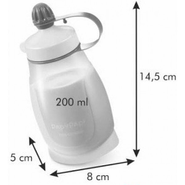 Фото - Поильник-непроливайка детский tescoma Papu Papi 200 мл с ложкой Синяя (667660)