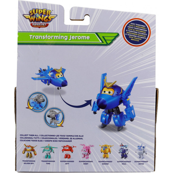 Фото - Робот-трансформер Super Wings Transforming Джером (EU770230)