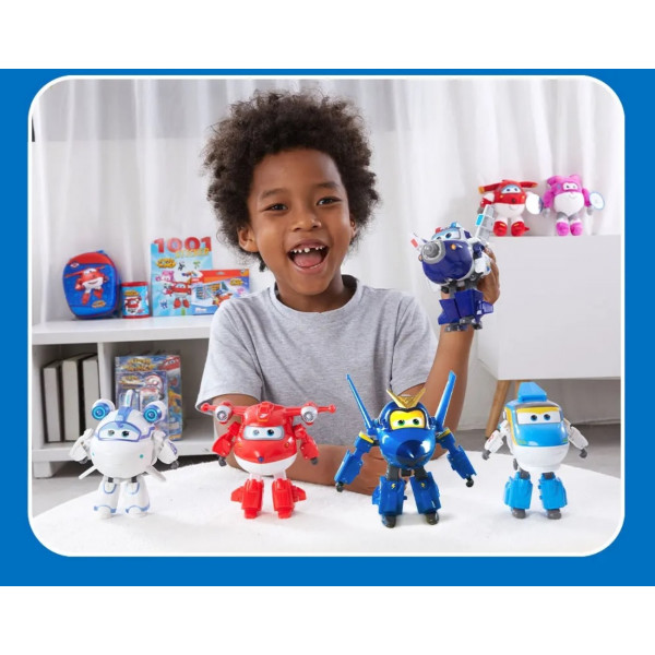 Фото - Робот-трансформер Super Wings Transforming Джером (EU770230)