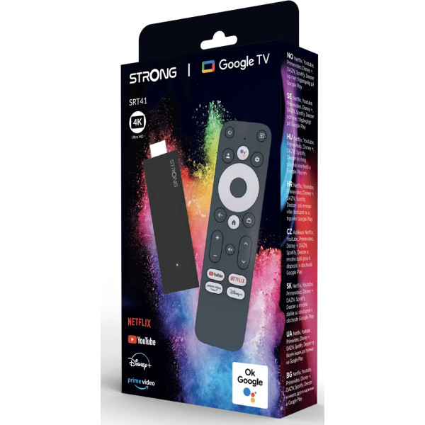 Фото - Стационарный медиаплеер Strong SRT41 Google TV HDMI 4K TV Stick