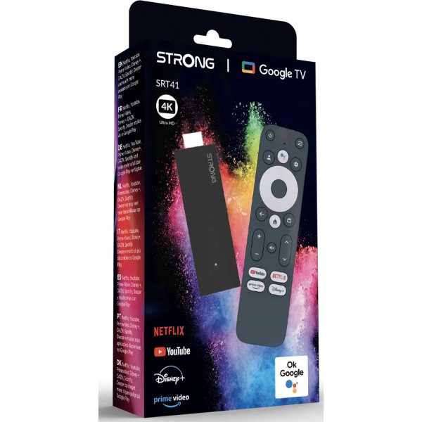 Фото - Стационарный медиаплеер Strong SRT41 Google TV HDMI 4K TV Stick