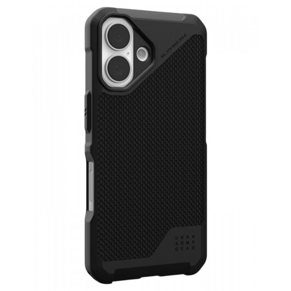 Фото - Чехол для смартфона UAG for Apple iPhone 16, Metropolis LT Magsafe, Kevlar Black (114454113940)