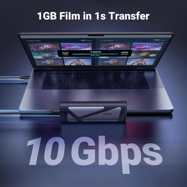 Фото - Внешний карман UGREEN CM767 USB 3.2 Gen 2 NVMe/SATA UASP TRIM (15813)