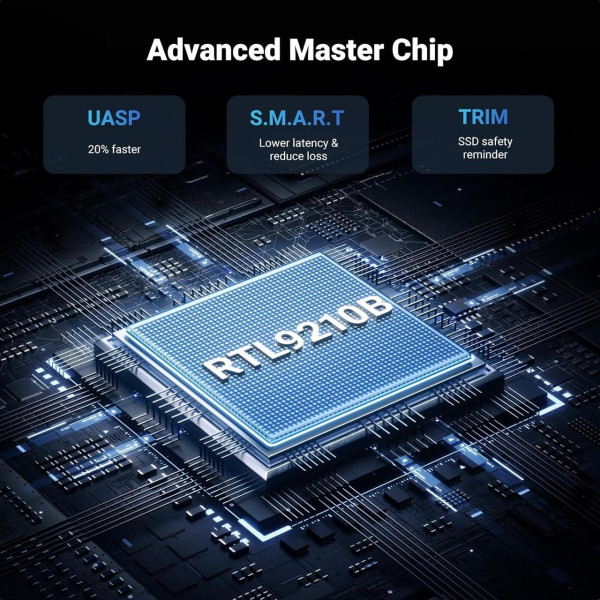 Фото - Внешний карман UGREEN CM767 USB 3.2 Gen 2 NVMe/SATA UASP TRIM (15813)