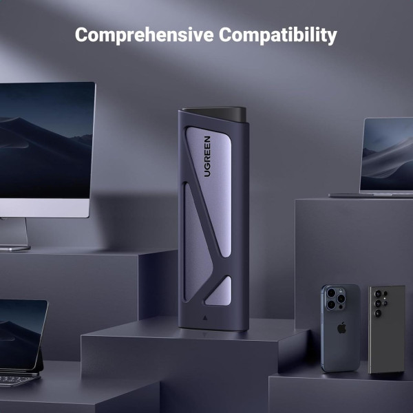 Фото - Внешний карман UGREEN CM767 USB 3.2 Gen 2 NVMe/SATA UASP TRIM (15813)