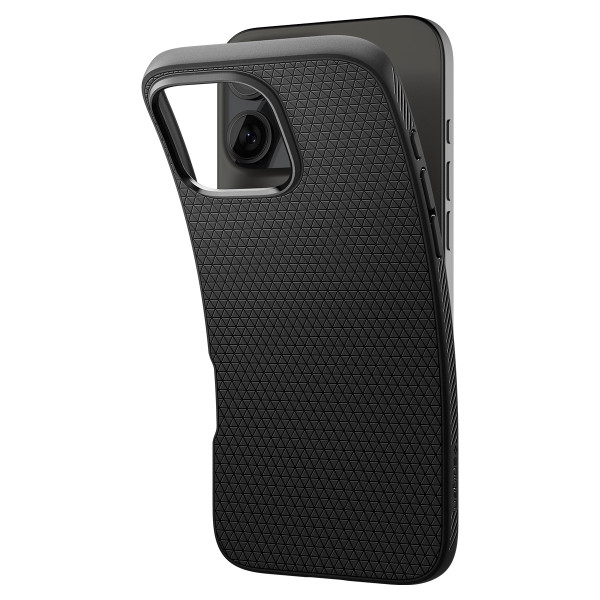 Фото - Чехол для смартфона Spigen iPhone 16 Pro, Liquid Air, Matte Black (ACS08117)