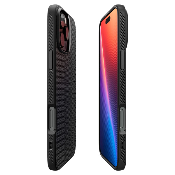 Фото - Чехол для смартфона Spigen iPhone 16 Pro, Liquid Air, Matte Black (ACS08117)