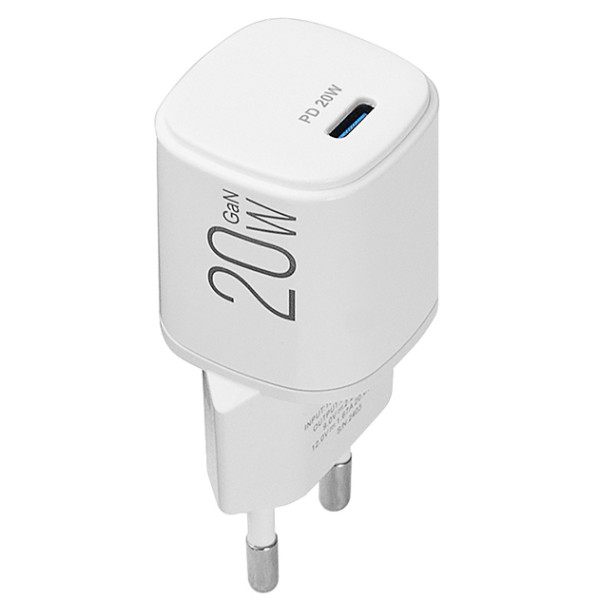 Фото - Сетевое зарядное устройство Brevia ePowerGaN PD20W USB-C (44020GCW)