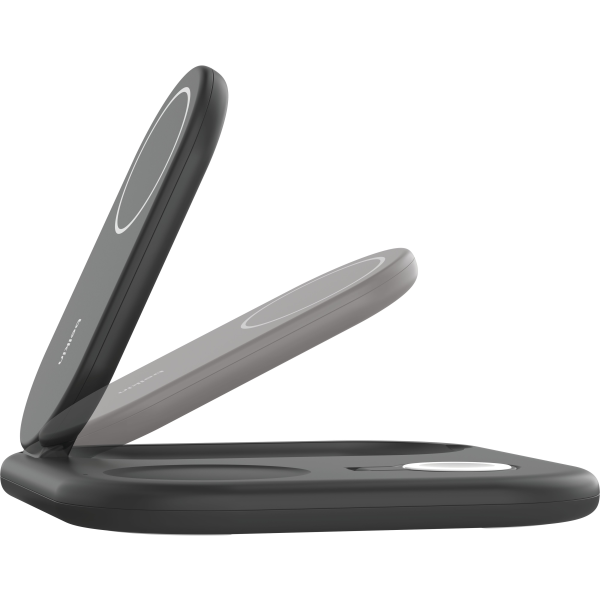 Фото - Беспроводное зарядное устройство Belkin 3в1 Magnetic Foldable iPhone/Watch/AirPods, Qi2 15Вт Black (WIZ029VFBK)
