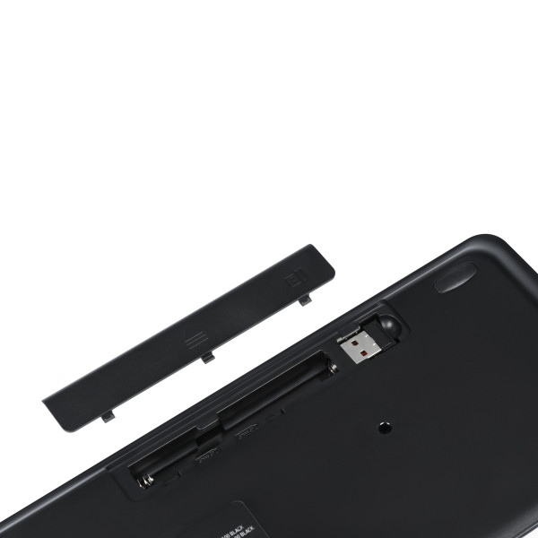 Фото - Клавиатура беспроводная 2E KT100 WL, EN/UK Black (2E-KT100WB_UA)