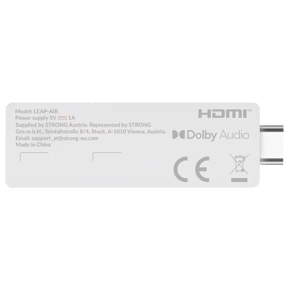 Фото - Стационарный медиаплеер Strong 4K GOOGLE TV STICK AIR