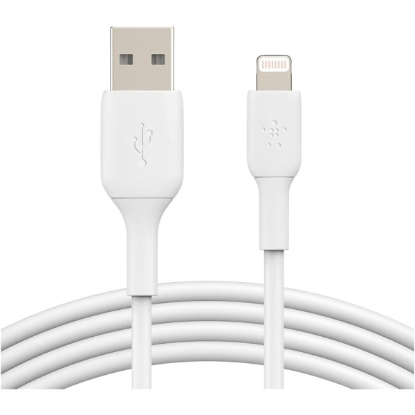 Фото - Кабель синхронизации данных Belkin USB-A > Lightning 1m White (CAA001BT1MWH2PK)