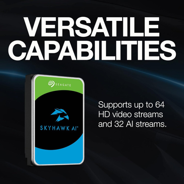 Фото - Жесткий диск внутренний Seagate 12TB 3.5" 7200 256MB SATA SkyHawk AI (ST12000VE001)