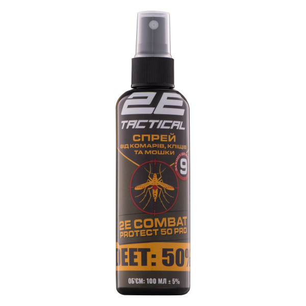 Фото - Спрей от насекомых 2E Combat Protect 50 Pro, 100 мл, 10 шт. (2E-RPLNTDT50-10DB)