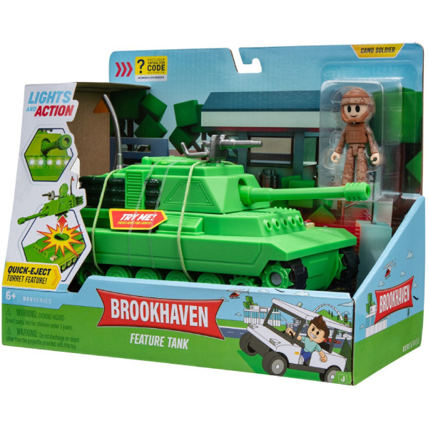 Фото - Набор игровых фигурок DevSeries Feature Vehicle Brookhaven: Tank (CRS0056)