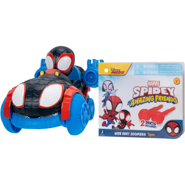 Фото - Базовый игровой транспорт для малыша Spidey Little Vehicle Web Dart Zoomers Спин (SNF0290)