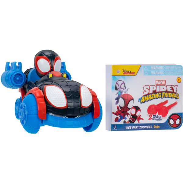 Фото - Базовый игровой транспорт для малыша Spidey Little Vehicle Web Dart Zoomers Спин (SNF0290)