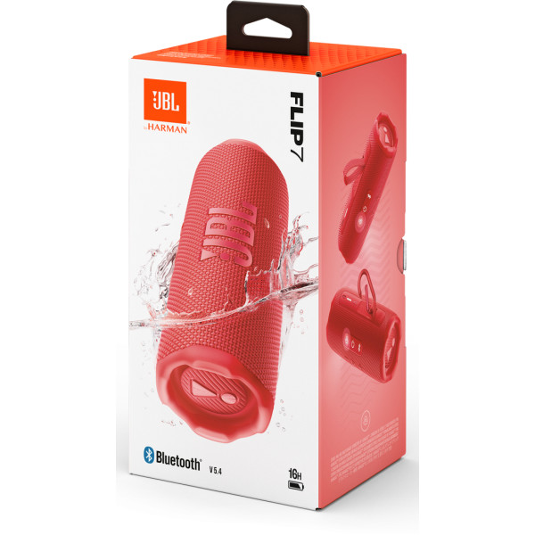 Фото - Портативная акустика JBL Flip 7 Red (JBLFLIP7RED)