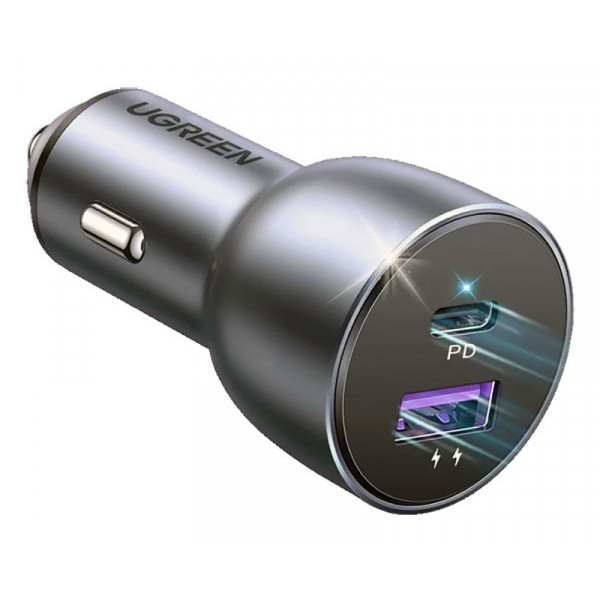 Фото - Автомобильное зарядное устройство UGREEN QC 3.0+QC 3.0 Dual USB-A 36W CD213 (60980)