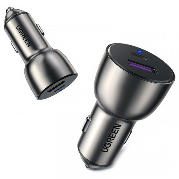 Фото - Автомобильное зарядное устройство UGREEN QC 3.0+QC 3.0 Dual USB-A 36W CD213 (60980)