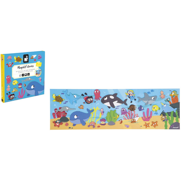 Фото - Настольная игра магнитная (3-4 года) Janod Морские жители 30 эл. (J05448)