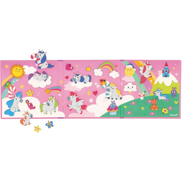 Фото - Настольная игра (3-4 года) Janod Единорожки 30 эл. (J05452)