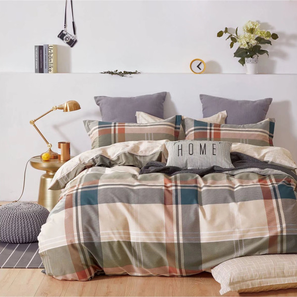 Фото - Комплект постельного белья Home Line Сатин твил 200х220 см УЮТ (183070)