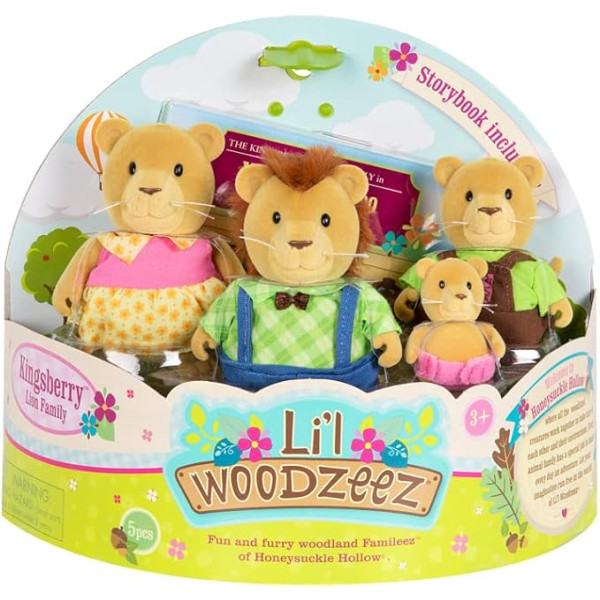 Фото - Коллекционные фигурки Li'l Woodzeez Семья Львов 4 шт. (WZ6660Z)