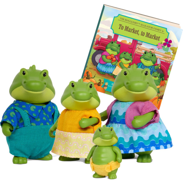 Фото - Коллекционные фигурки Li'l Woodzeez Семья Крокодилов 4 шт. (WZ6796)
