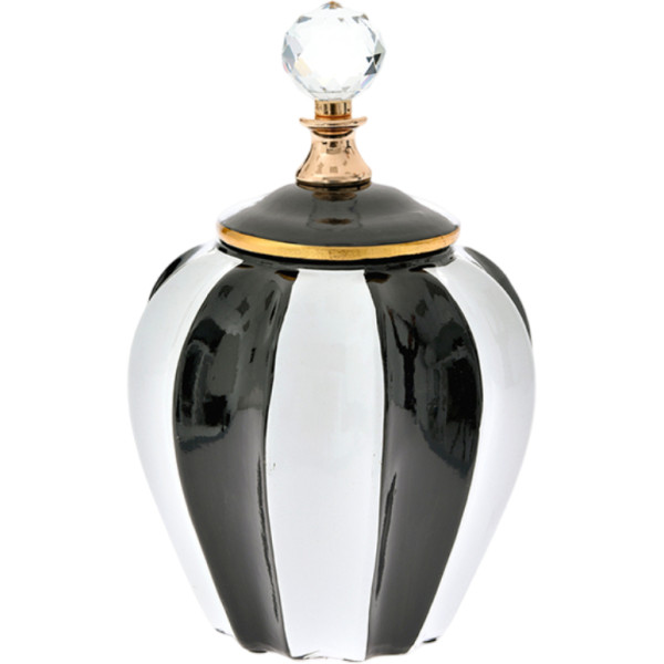 Фото - Ваза Al Decoration с крышкой 16x26.5 см (682-059) Фото - Ваза Al Decoration с крышкой 16x26.5 см (682-059)