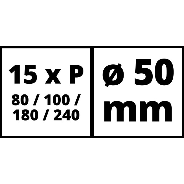 Фото - Круг шлифовальный Einhell до TC-PA 50, 50 мм 60 шт. (4133130)