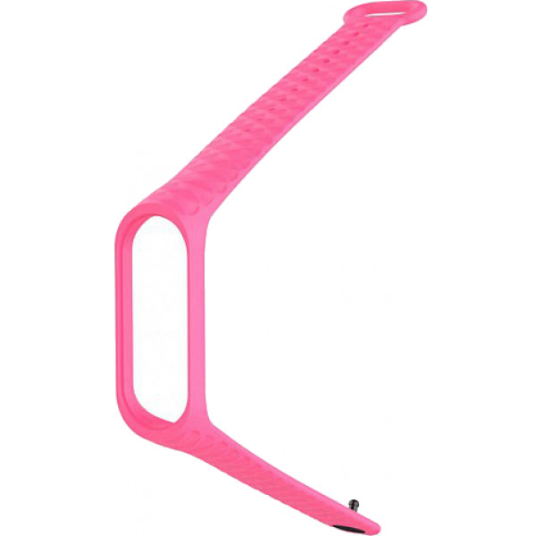 Фото - Ремешок для фитнес-браслета Xiaomi Ribbed Strap for Mi Band 3 Pink (XMB3-RIB-PK)