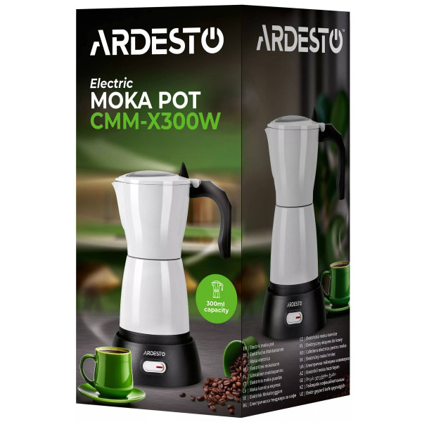 Фото - Кофеварка гейзерная Ardesto CMM-X300W