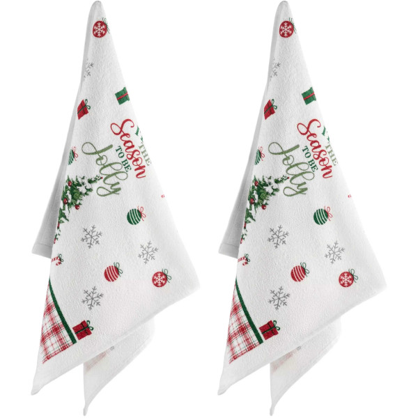 Фото - Набор полотенец Ardesto Christmas Tree 38х63 см 2 шт. (ART3863HTB)
