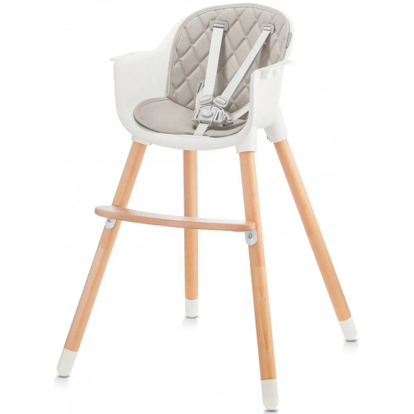 Фото - Стульчик для кормления классический Kinderkraft Sienna Gray (KKKSIENGRY0000)