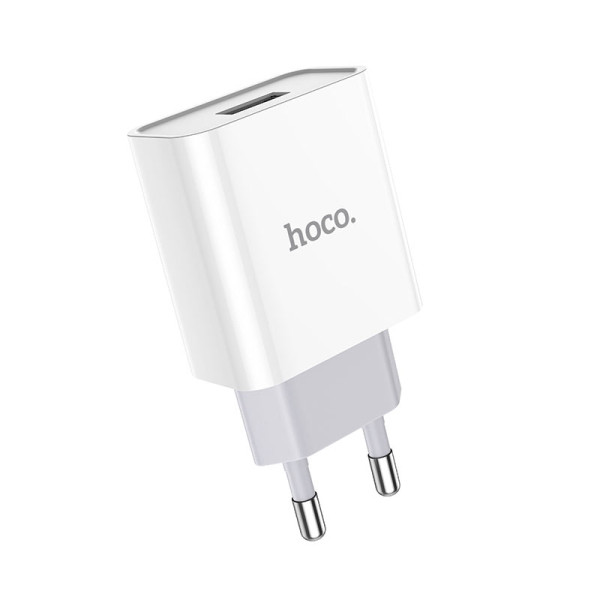 Фото - Сетевое зарядное устройство HOCO C81A 10.5W White (6931474727954)
