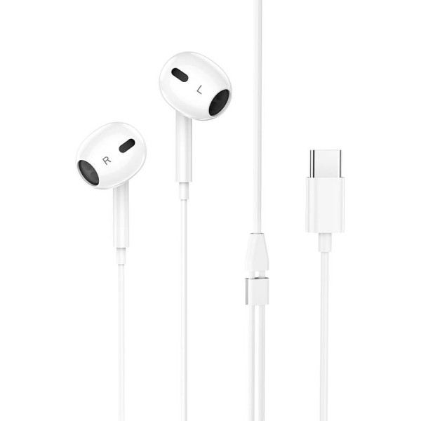 Фото - Наушники вкладыши проводные HOCO M1 Max White (6931474754707)