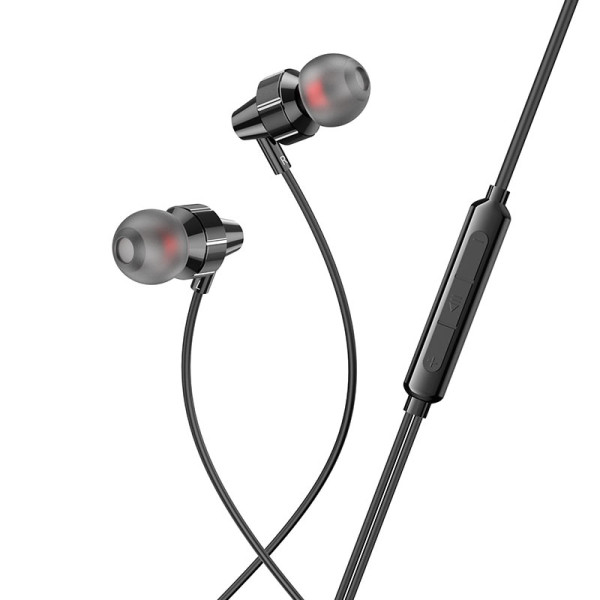 Фото - Наушники вкладыши проводные HOCO M90 Black Shadow (6931474759351)
