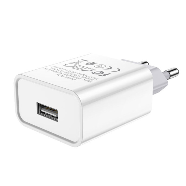 Фото - Сетевое зарядное устройство HOCO C81A 10.5W White (6931474727954)