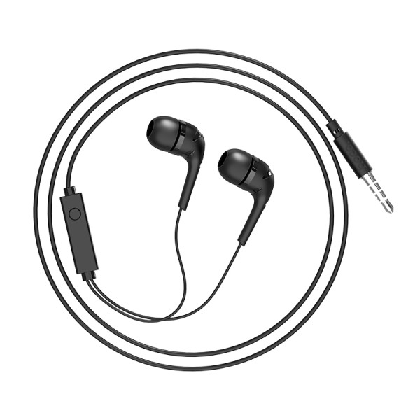Фото - Наушники вкладыши проводные HOCO M40 Prosody Black (6957531084563)