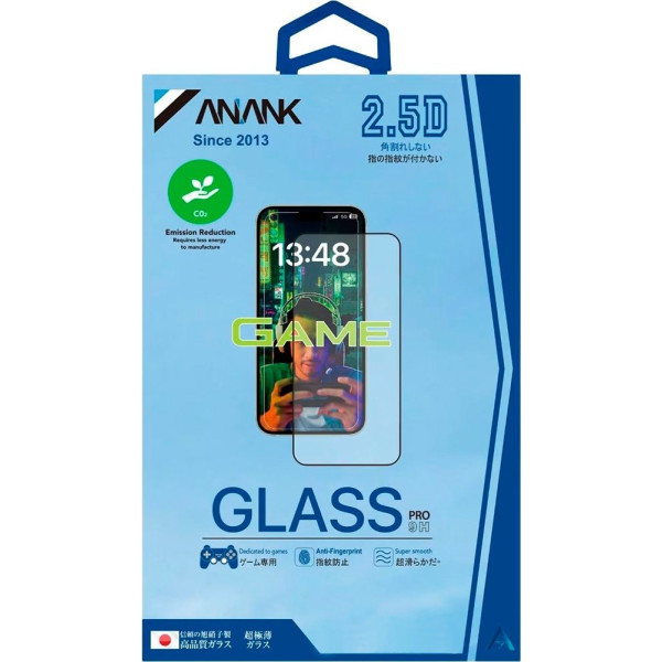 Фото - Защитное стекло для смартфона Anank 2.5D Anti-Fingerprint Glass for iPhone 17 Pro (6975593907149)