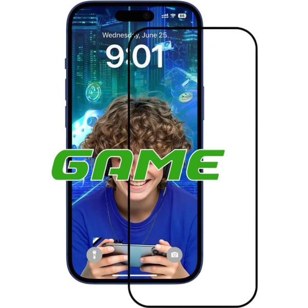 Фото - Защитное стекло для смартфона Anank 2.5D Anti-Fingerprint Glass for iPhone 17 Pro Max (6975593907255)