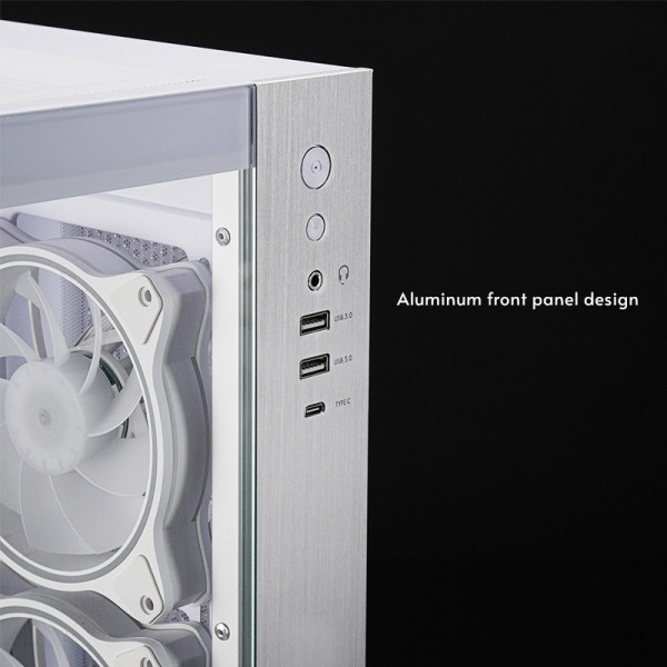 Фото - Корпус Chieftec VISIO ATX, без БП White (GM-30W-TG-OP)